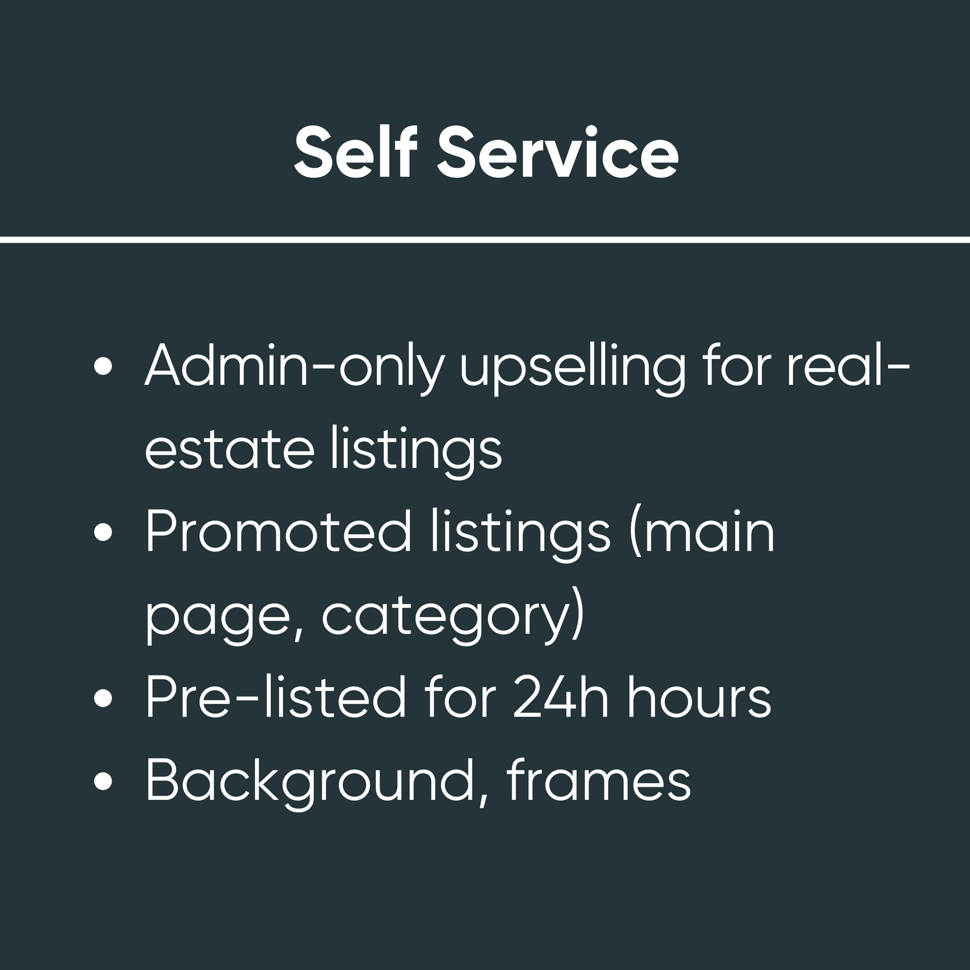 Self Service Self Service